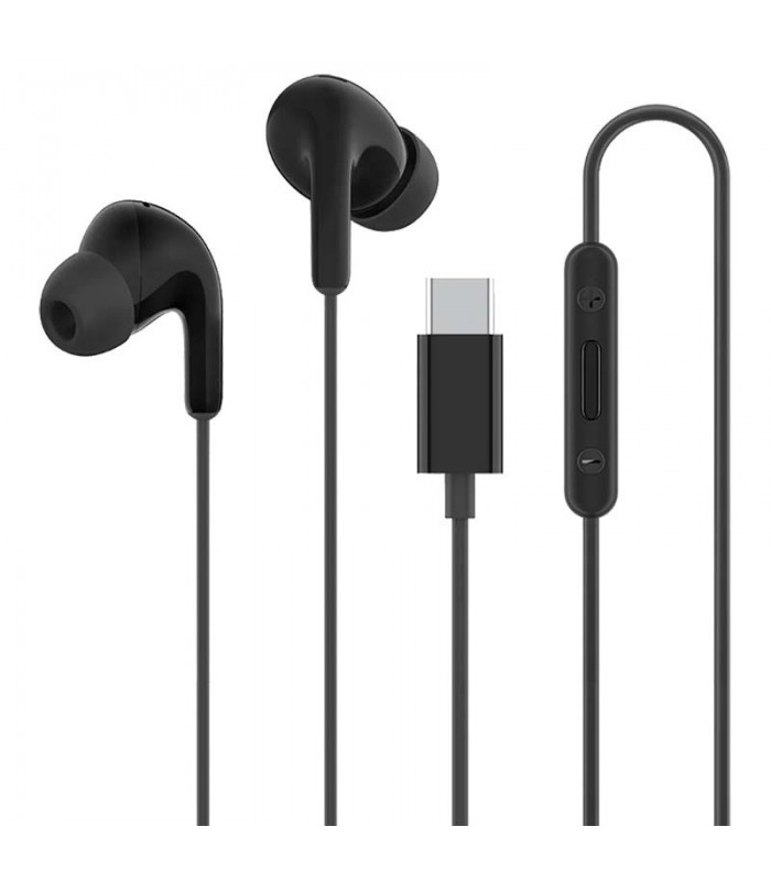 Auriculares Xiaomi Conector USB tipo-C Negro