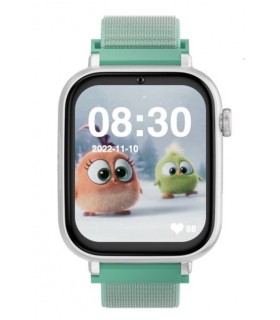 Reloj SaveWatch Plus con GPS y llamada para Niños correa Verde Tela