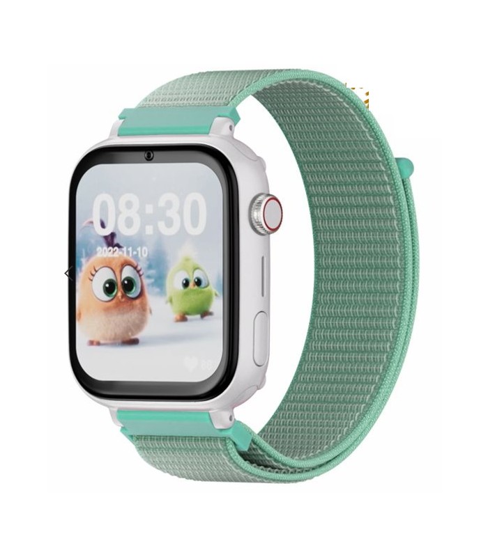 Reloj SaveWatch Plus con GPS y llamada para Niños correa Verde Tela