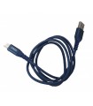 CABLE USB A TIPO-C (5A) 1m AZUL