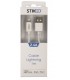 CABLE USB A LIGHTNING 2.0 (MFI) (2.4A) 1m BLANCO