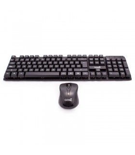 TECLADO ESPAÑOL USB PC KIT INALÁMBRIO + RATÓN COOL