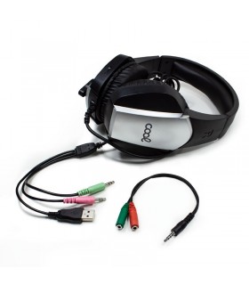 AURICULARES STEREO PC/PS4/PS5/XBOX GAMING BREMEN ILUMINACION + ADAPT AUDIO