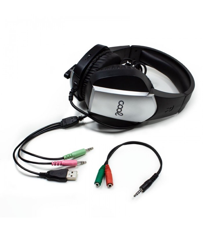 AURICULARES STEREO PC/PS4/PS5/XBOX GAMING BREMEN ILUMINACION + ADAPT AUDIO