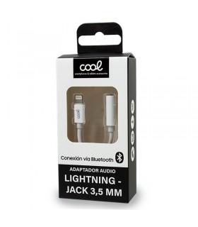 ADAPTADOR CONECTOR LIGHTNING A JACK 3,5MM (BLUETOOTH) UNIVERSAL