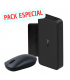 PACK RATON INALAMBRICO + POWEBANK 2000MAH